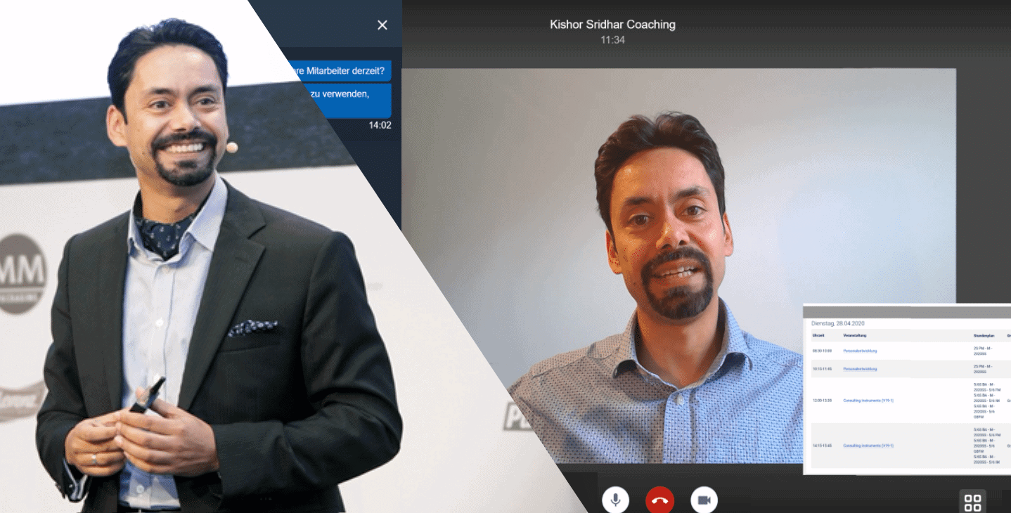 Führungskräfte Training: Live mit Kishor Sridhar zu Digitalisierung und Change